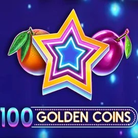 100 Golden Coins logo by Amusnet Interactive at SkyHills Casino