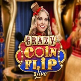 Crazy Coin Flip logo – Live Casino by Evolution at SkyHills Casino