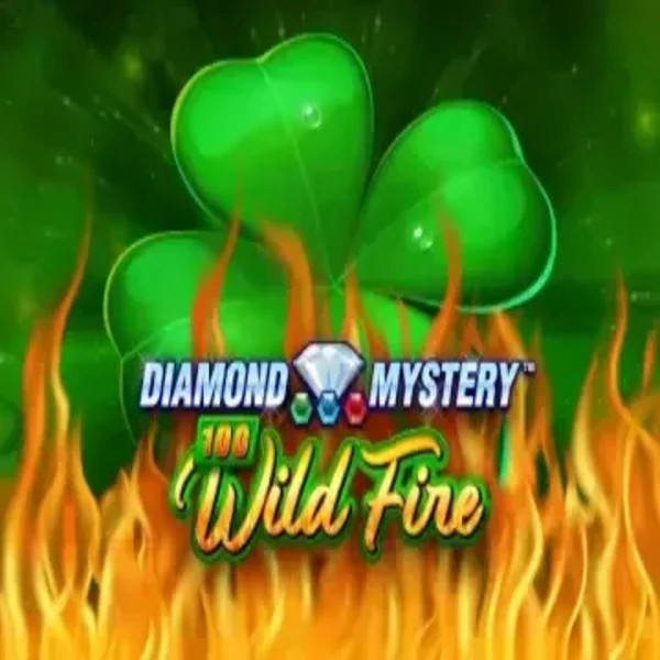 Diamond Mystery 100 Wild Fire slot icon by Greentube, available at SkyHills Casino