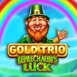Gold Trio Leprechaun's Luck logo by Playtech SkyHills Casino