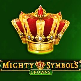Official Slots logo: Mighty Symbols Crowns by Wazdan at SkyHills Casino