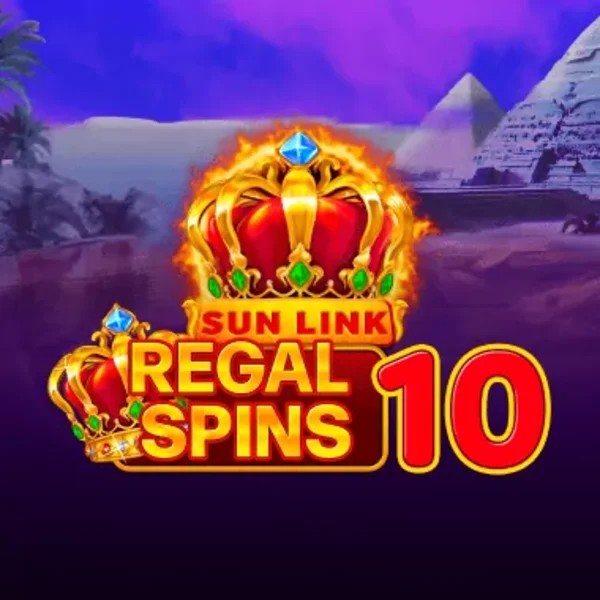 Regal Spins 10 logo by PatePlay SkyHills Casino