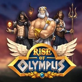 Rise of Olympus slot logo by Play'n GO at SkyHills Casino