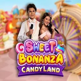 Sweet Bonanza Candy Land Live online game logo by Pragmatic Play on sky-hillscasino.eu.com